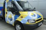 Ford Transit Pick-up - designed and wrapped by Totally Dynamic North London