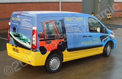 Peugeot van wrapped by Totally Dynamic Leeds/Bradford