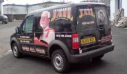 Ford Transit Connect - designed and wrapped by Totally Dynamic Central Scotland