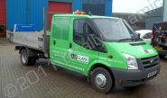 Ford Transit Crew Cab with printed wrap by Totally Dynamic Southampton