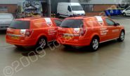 Vauxhall vans wrapped by Totally Dynamic Leeds/Bradford