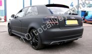 Audi S3 wrapped matt black by Totally Dynamic North London