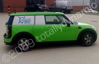 Mini wrapped by Totally Dynamic Leeds/Bradford