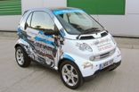 Smart Car - designed and wrapped by Totally Dynamic North London