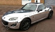 Mazda MX5 wrapped in chrome vinyl by Totally Dynamic Norfolk