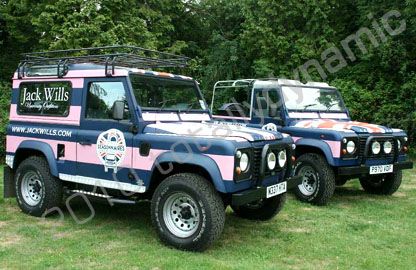 Defenders wrapped for Jack Wills by Totally Dynamic North London