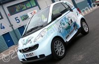 Smart car wrapped by Totally Dynamic North London
