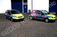 Vans wrapped by Totally Dynamic Central Scotland