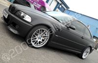 BMW E46 M3 wrapped matt black by Totally Dynamic North London