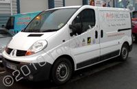 Renault van wrapped for Avis Mechanical by Totally Dynamic North London