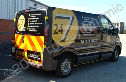 Vauxhall van wrapped by Totally Dynamic Leeds/Bradford