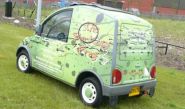 Nissan S-Cargo - designed and wrapped by Totally Dynamic South Lancashire