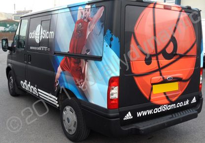 Ford Transit Minibus wrapped in full colour design by Totally Dynamic North London