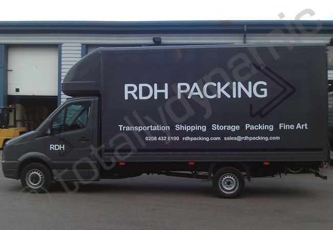 VW Crafter Luton box van for R D H Packing