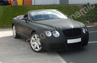 Bentley wrapped matt black at Totally Dynamic Leeds/Bradford
