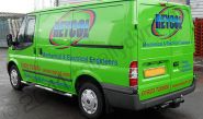 Ford Transit wrapped in full wrap by Totally Dynamic North London