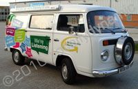 Camper van wrapped for Gloucester City Homes by Totally Dynamic Leeds/Bradford