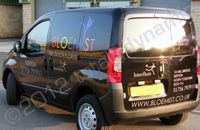 Citroen Berlingo fully wrapped in printed design by Totally Dynamic Leeds