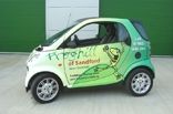 Smart car - designed and wrapped by Totally Dynamic North London