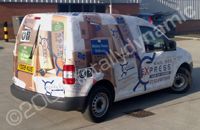 VW Caddy Wrapped by Totally Dynamic Leeds/Bradford