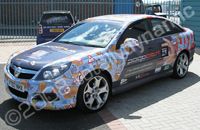 Vauxhall Vectra - designed and wrapped by Totally Dynamic North London