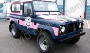 Landrover wrapped for Jack Wills by Totally Dynamic North London