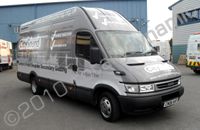 Iveco Daily wrapped in printed wrap by Totally Dynamic North London