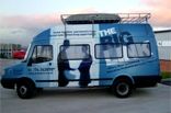 LDV Minibus - designed and wrapped by Totally Dynamic Leeds/Bradford