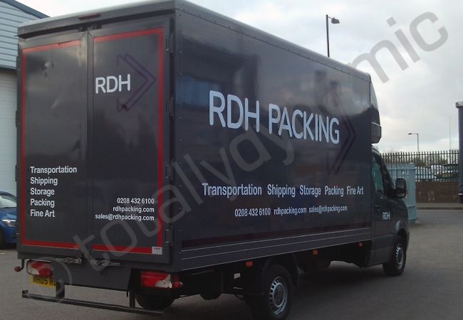 VW Crafter Luton box van for R D H Packing