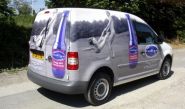 VW Caddy vans - wrapped by Totally Dynamic South Lancashire