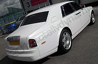 Rolls Royce Phantom wrapped in two tone pearl white by Totally Dynamic North London