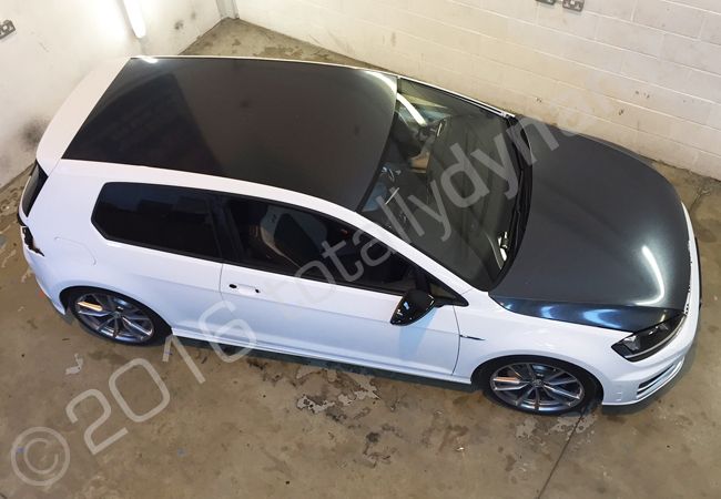 VW Golf fully vinyl wrapped for Diamond Brite