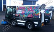 Cleaning vehicles wrapped by Totally Dynamic Central Scotland