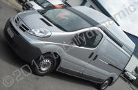 Renault Trafic van wrapped silver by Totally Dynamic North London