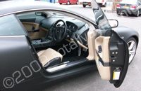 Aston Martin wrapped matt black by Totally Dynamic North London