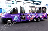Mini Bus wrapped by Totally Dynamic North London