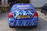 Toyota Avensis - designed and wrapped by Totally Dynamic Norwich