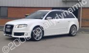 Audi Estate wrapped white by Totally Dynamic Leeds/Bradford