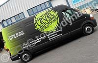 Renault Master LWB HR wrapped in a matt printed design by Totally Dynamic North London