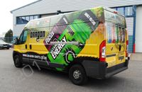 Fiat Ducato LWB Van for Dragon Shots wrapped by Totally Dynamic North London