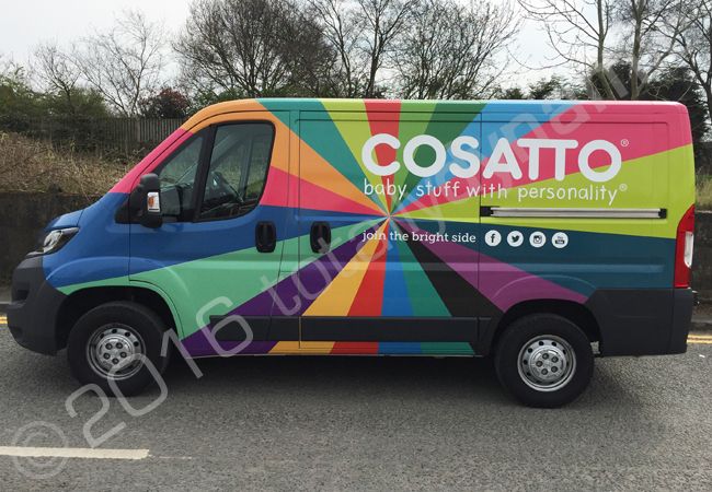 Peugeot Expert vinyl wrapped for Cosatto