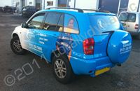 Toyota Rav4 full colour wrap for Bluebird Care - wrapped by Totally Dynamic Central Scotland