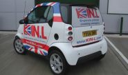 Smart Car - designed and wrapped by Totally Dynamic North London