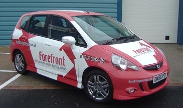 Honda Jazz - designed and wrapped by Totally Dynamic North London