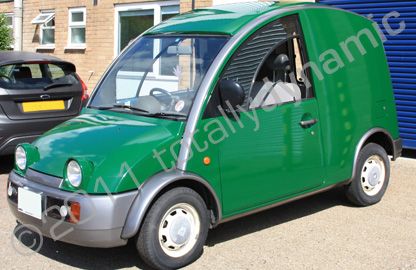 Nissan S-Cargo van wrapped green by Totally Dynamic Norfolk