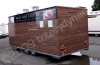 Catering trailers wrapped by Totally Dynamic South London