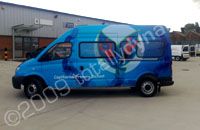 Van wrapped by Totally Dynamic Leeds/Bradford