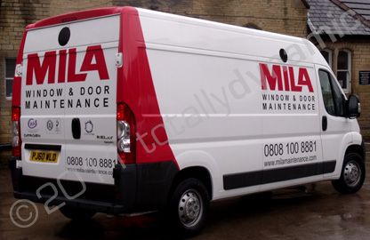 Citroen Relay part wrapped by Totally Dynamic Leeds/Bradford