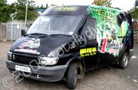 Ford Transit wrapped by Totally dynamic Central Scotland