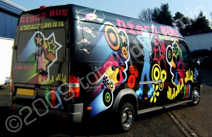 Van wrapped by Totally Dynamic Central Scotland